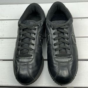 RARE Vintage 2004 Nike Cortez All Black 311002 Sample VP Men’s Size 9